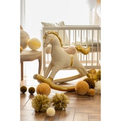 Palloncino in foil a forma di cavallo a dondolo gigante - 118 cm. n°1