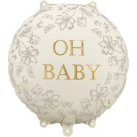 Palloncino in alluminio elio Oh Baby  35 cm