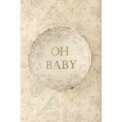 Palloncino in alluminio elio Oh Baby Ø 35 cm. n°2