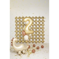 Palloncino gigante in foil a forma di Brontosauro - 91 cm. n°1
