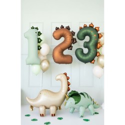 Palloncino gigante in foil a forma di Brontosauro - 91 cm. n°2