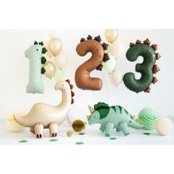 Palloncino gigante in foil a forma di Brontosauro - 91 cm. n°3