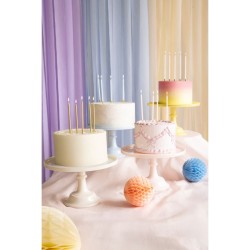 Alzata per torta in acrilico - Rosa chiaro - Ø 24 cm. n°4