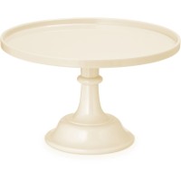 Alzata per torta in acrilico - Beige -  24 cm