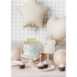 Alzata per torta in acrilico - Beige - Ø 24 cm. n°3