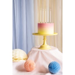Alzata per torta in acrilico - Giallo - Ø 24 cm. n°2