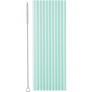 12 cannucce di plastica - Verde - 23 cm