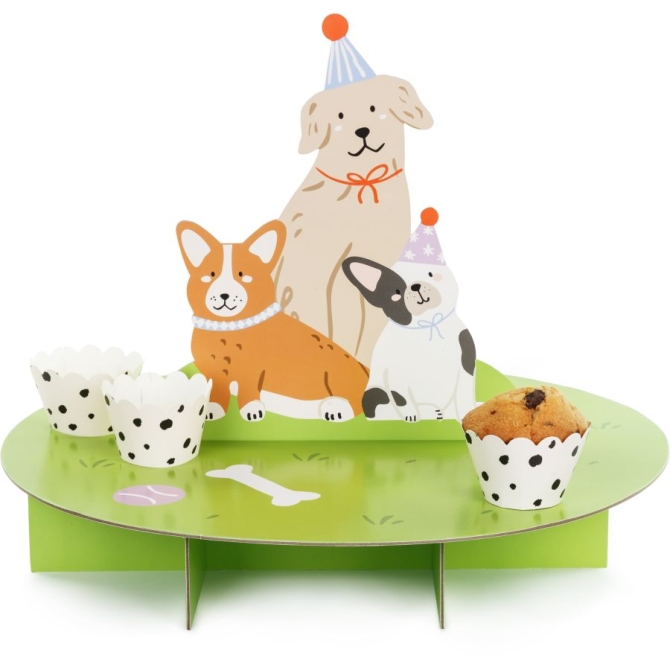 Alzata per torta a forma di cane