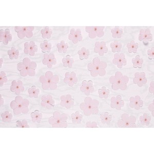 Runner da tavolo a fiori - Rosa chiaro - 5 m