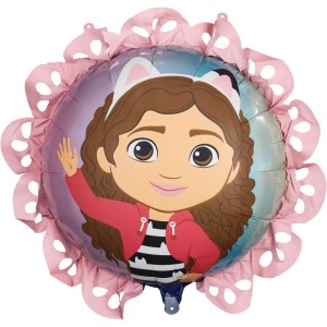 Palloncino in foil Gabby and the Magic House con volant - 52 cm