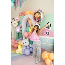 Palloncino in foil Gabby and the Magic House con volant - 52 cm. n2
