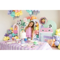 Palloncino in foil Gabby and the Magic House con volant - 52 cm. n4
