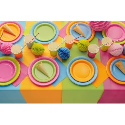 6 Piatti Blu Pastello �23 cm - Cartone. n�5