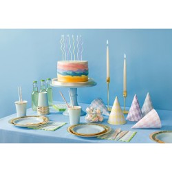 6 Piatti Oro Ø23 cm - Cartone. n°4