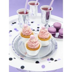 6 Piatti Argento �23 cm - Cartone. n�3