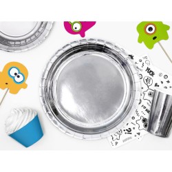 6 Piatti Argento �23 cm - Cartone. n�7