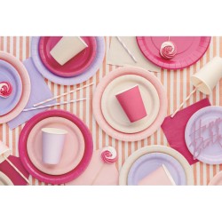 6 Bicchieri Rosa Pastello 25 cl - Cartone. n�4