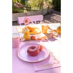 6 Bicchieri Misti con Bordo Dorato,  22 cl - Cartone. n�4