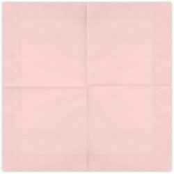 20 tovaglioli rosa pastello 33 cm - Carta. n�1