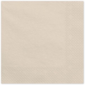 20 Tovaglioli Beige 33 cm - Carta