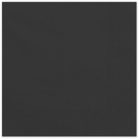 20 Tovaglioli Neri 33 cm - Carta