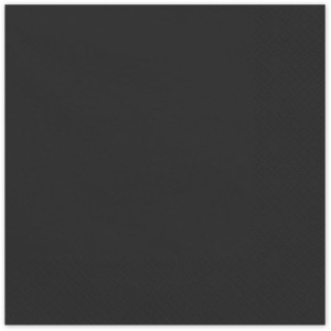 20 Tovaglioli Neri 33 cm - Carta