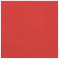 20 tovaglioli rosso bordeaux 33 cm - Carta