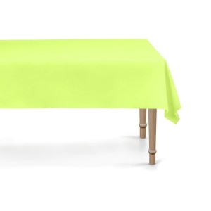 Tovaglia verde pastello 137 x 183 cm - Plastica riutilizzabile