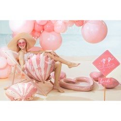 Palloncino in foil a forma di cuore rosa - 45 cm. n�3