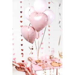 Palloncino in foil a forma di cuore rosa - 45 cm. n�4