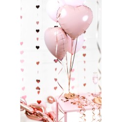 Palloncino in foil a forma di cuore rosa - 45 cm. n�5