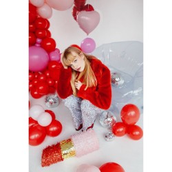 Palloncino in foil a forma di cuore rosa - 45 cm. n�9