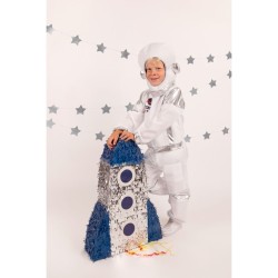 Costume da astronauta bianco - Taglia 116-128 cm. n�2