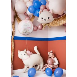 Palloncino in alluminio a forma di gattino - 60 cm. n�2