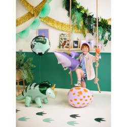 Palloncino in alluminio con elio Happy Birthday Brontosauro � 35 cm. n�2