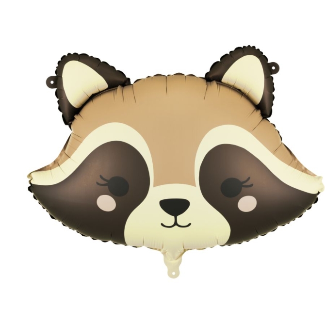 Palloncino in foil a forma di procione - 59 cm 