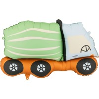 Pallone in alluminio gigante Betoniera � 81 cm