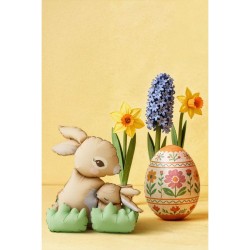 Palloncino gigante in alluminio con conigli � 60 cm. n�1