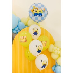 Palloncino Minions in lamina di elio � �35 cm. n�1
