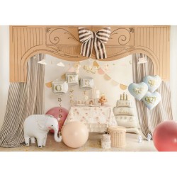 Torta gigante con palloncini in lamina metallica � 100 cm. n�2