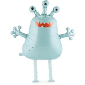 Palloncino gigante a forma di alieno in lamina metallica � 60 cm