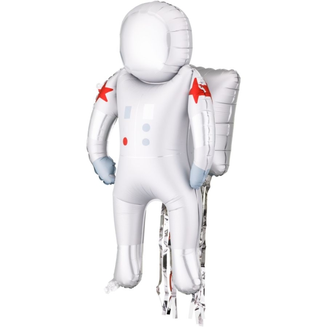Palloncino gigante a forma di astronauta in lamina metallica � 81 cm 
