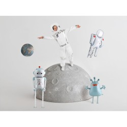 Palloncino gigante a forma di astronauta in lamina metallica � 81 cm. n�1