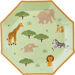 6 piattini Baby Safari