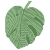 12 tovaglioli con Monstera tropicale