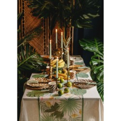 12 tovaglioli con Monstera tropicale. n�3