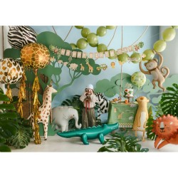 Palloncino rotondo in lamina di elio con motivo zebrato � � 75 cm. n�3