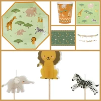 Scatola regalo grande per baby-baby a tema safari