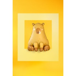 Palloncino gigante a forma di capibara in elio � 80 cm. n�2