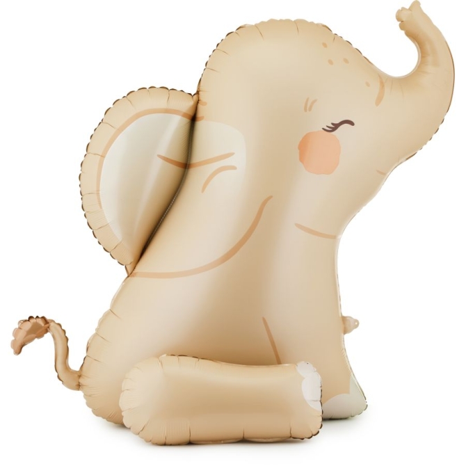 Palloncino gigante a forma di elefantino in lamina di elio � 90 cm 